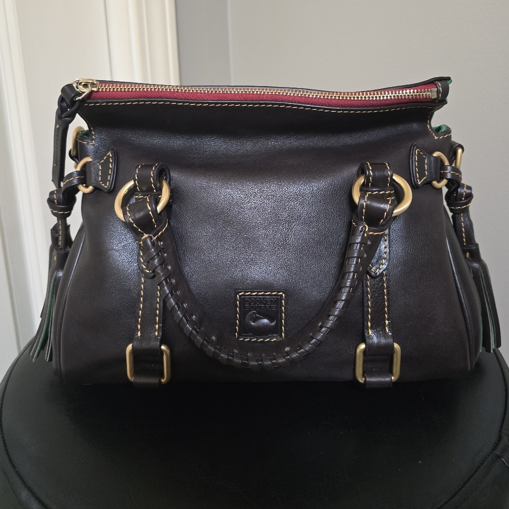 Dooney & Bourke Florentine Mini Satchel/Color: Brown T'moro